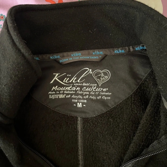 Kuhl Istria Full-Zip Women’s Fleece Jacket Size M In Black - Picture 5 of 9
